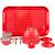 Dinette en métal rouge à pois Rouge 4 - vertbaudet enfant 