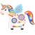 Panneau d'activités mural licorne Blanc 1 - vertbaudet enfant 