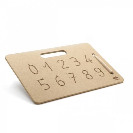 Tablette écriture chiffres montessori Marron 3 - vertbaudet enfant 
