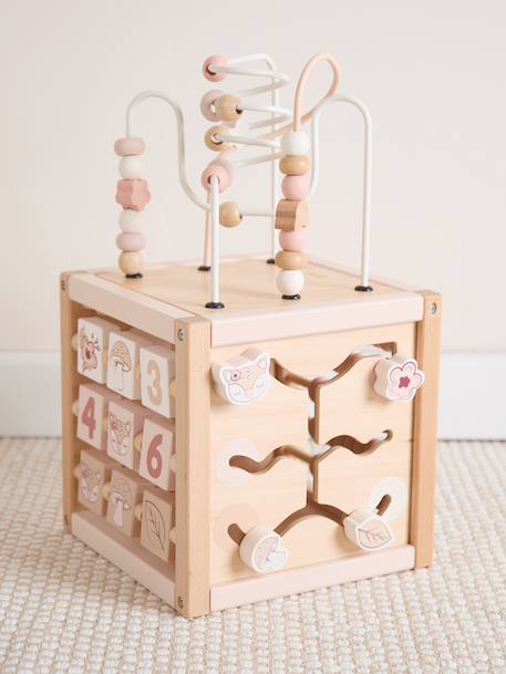 Grand cube d'activités bois fsc® - biche ella Berry+Chevruil Ella+Scandi+Scandi XXL 10 - vertbaudet enfant 