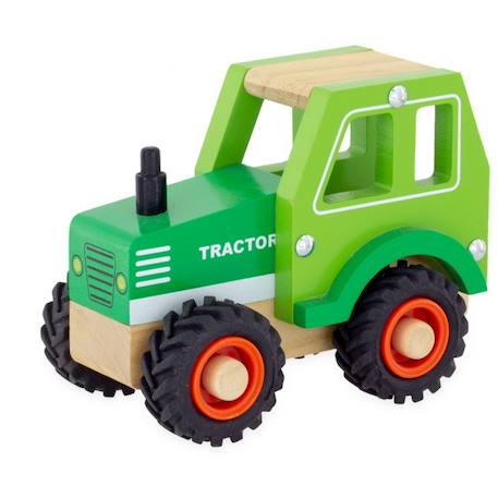 Mon petit tracteur vert Vert 1 - vertbaudet enfant 