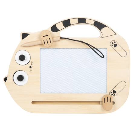 Tableau magique magnétique chat Beige 2 - vertbaudet enfant 