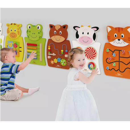 Panneau d'activités mural chat Orange 2 - vertbaudet enfant 