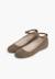 Ballerines pour fille et femme avec rubans en satin et bride Beige+Bleu de france+Bleu marine+Bleu pastel+Gris foncé+Gris perle+Olive verte+Rose claire+Sable+Taupe+Vert pastel 54 - vertbaudet enfant 