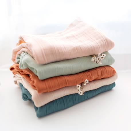 Gigoteuse sans manches été  - tog 0.5 swaddle Amande+Atlantide+Pumpkin+Rosa 4 - vertbaudet enfant 