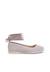Ballerines pour fille et femme avec rubans en satin et bride Beige+Bleu de france+Bleu marine+Bleu pastel+Gris foncé+Gris perle+Olive verte+Rose claire+Sable+Taupe+Vert pastel 28 - vertbaudet enfant 