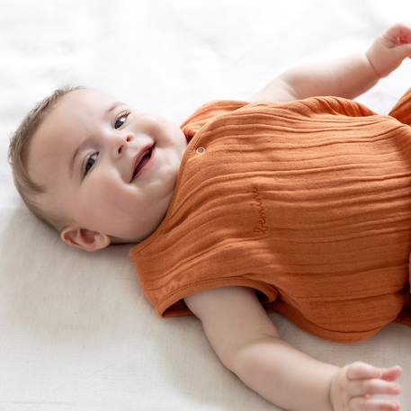 Gigoteuse jambes séparables été  - tog 0.5 swaddle Amande+Pumpkin+Rosa 9 - vertbaudet enfant 