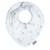 Bavoir bandana gaze de coton melody Melody, blanc imprimé minimaliste 1 - vertbaudet enfant 