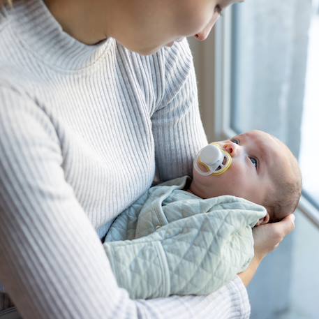 Gigoteuse avec moufles mi-saison  - tog 1.5 matelassé confort Beige+Blush+Brick+Cream+Green+Lunar+Mix grey+Mix tender+Stone+Vintage 32 - vertbaudet enfant 