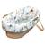Habillage de couffin en satin de coton safari Safari, vert, gris, blanc 3 - vertbaudet enfant 