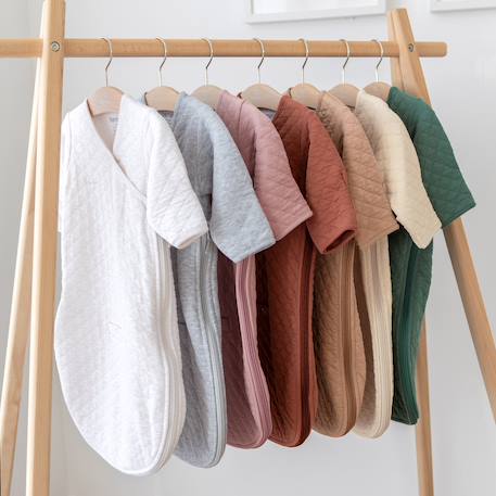 Gigoteuse avec moufles mi-saison  - tog 1.5 matelassé confort Beige+Blush+Brick+Cream+Green+Lunar+Mix grey+Mix tender+Stone+Vintage 40 - vertbaudet enfant 