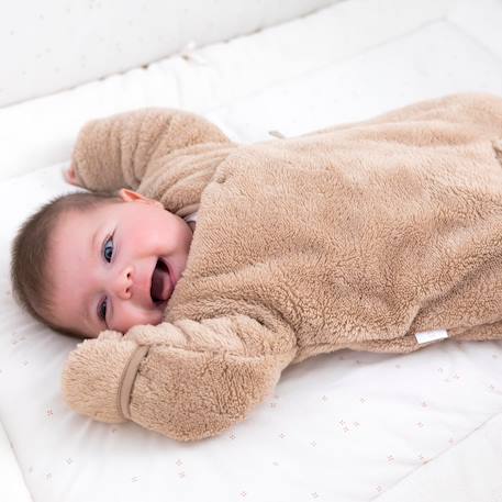 Gigoteuse avec moufles hiver  - tog 2.5 chaud tout doux Blush+Grizou+Lunar+Marshmallow+Natural+Noisette+Pudding+Sesame+Stone+Vintage 26 - vertbaudet enfant 