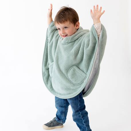 Poncho de voyage - moelleux douceur Blush+Grizou+Lunar+Natural+Noisette+Sauge+Stone+Turquoise 16 - vertbaudet enfant 