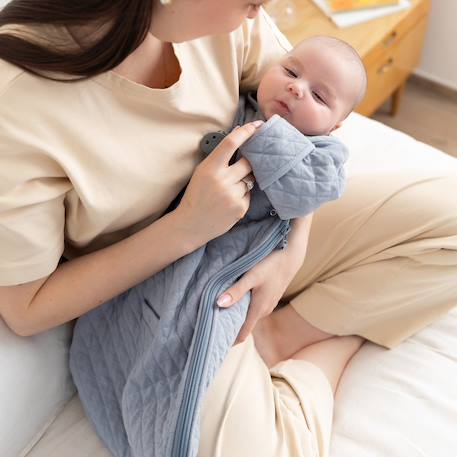 Gigoteuse avec moufles mi-saison  - tog 1.5 matelassé confort Beige+Blush+Brick+Cream+Green+Lunar+Mix grey+Mix tender+Stone+Vintage 50 - vertbaudet enfant 