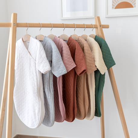 Gigoteuse avec moufles mi-saison  - tog 1.5 matelassé confort Beige+Blush+Brick+Cream+Green+Lunar+Mix grey+Mix tender+Stone+Vintage 17 - vertbaudet enfant 