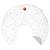 Housse pour coussin d'allaitement ergonomique stella Stella, imprimé étoiles blanc, gris 1 - vertbaudet enfant 