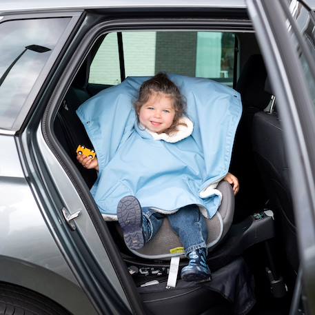 Poncho de voyage bébé pour siège auto - au chaud sous la pluie Carmin+Choco+Green+Hibiscus+Horizon+Jaune+Natural+Navy+Neutral+Plum 25 - vertbaudet enfant 