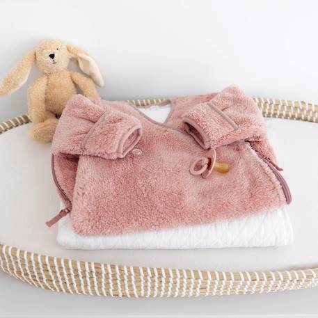 Gigoteuse avec moufles hiver  - tog 2.5 chaud tout doux Blush+Grizou+Lunar+Marshmallow+Natural+Noisette+Pudding+Sesame+Stone+Vintage 56 - vertbaudet enfant 
