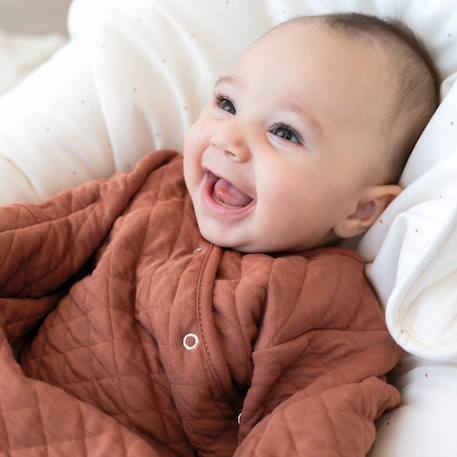 Gigoteuse avec moufles mi-saison  - tog 1.5 matelassé confort Beige+Blush+Brick+Cream+Green+Lunar+Mix grey+Mix tender+Stone+Vintage 14 - vertbaudet enfant 