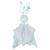 Doudou plat lapin  eucalyptus Eucalyptus, vert, gris 1 - vertbaudet enfant 