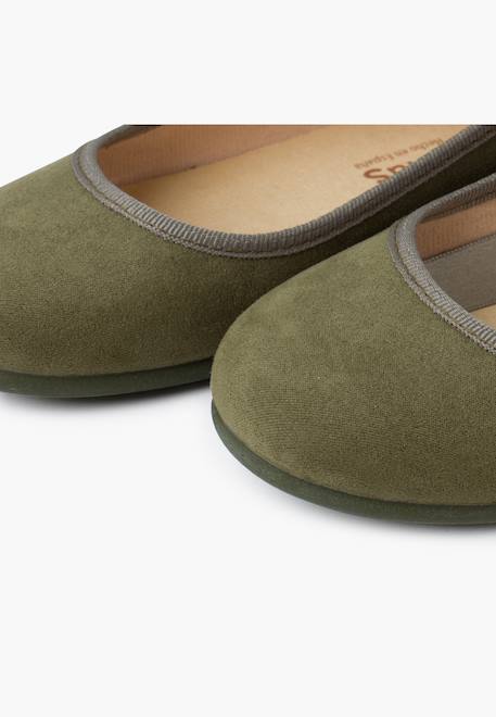 Ballerines pour fille et femme avec rubans en satin et bride Beige+Bleu de france+Bleu marine+Bleu pastel+Gris foncé+Gris perle+Olive verte+Rose claire+Sable+Taupe+Vert pastel 39 - vertbaudet enfant 