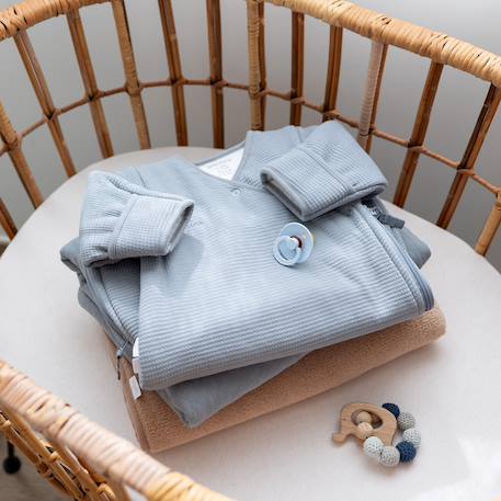 Gigoteuse avec moufles hiver  - tog 2.5 douillet bio Natural+Stone 10 - vertbaudet enfant 