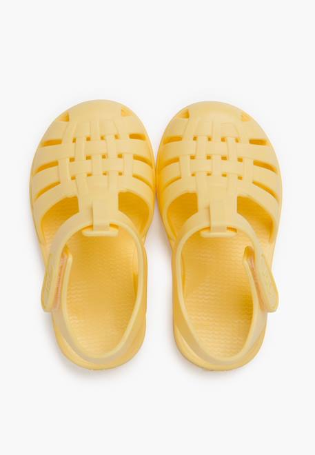 Sandales plage enfants couleurs pastel fermeture scratch Ivoire+Menthe+Moutarde+Océan+Rose pâle+Sable+Vanille+Vert 41 - vertbaudet enfant 