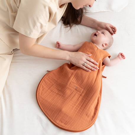 Gigoteuse sans manches été  - tog 0.5 swaddle Amande+Atlantide+Pumpkin+Rosa 14 - vertbaudet enfant 