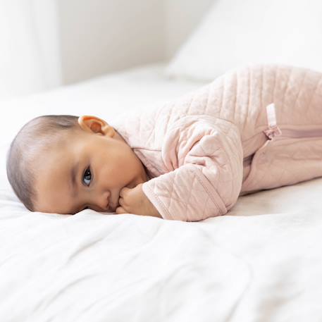 Gigoteuse avec moufles mi-saison  - tog 1.5 matelassé confort Beige+Blush+Brick+Cream+Green+Lunar+Mix grey+Mix tender+Stone+Vintage 8 - vertbaudet enfant 