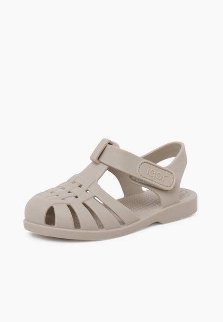Sandales plage enfants couleurs pastel fermeture scratch Ivoire+Menthe+Moutarde+Océan+Rose pâle+Sable+Vanille+Vert 32 - vertbaudet enfant 