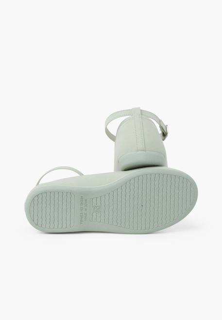 Ballerines pour fille et femme avec rubans en satin et bride Beige+Bleu de france+Bleu marine+Bleu pastel+Gris foncé+Gris perle+Olive verte+Rose claire+Sable+Taupe+Vert pastel 59 - vertbaudet enfant 