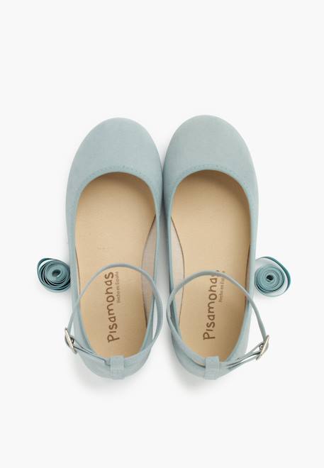 Ballerines pour fille et femme avec rubans en satin et bride Beige+Bleu de france+Bleu marine+Bleu pastel+Gris foncé+Gris perle+Olive verte+Rose claire+Sable+Taupe+Vert pastel 21 - vertbaudet enfant 