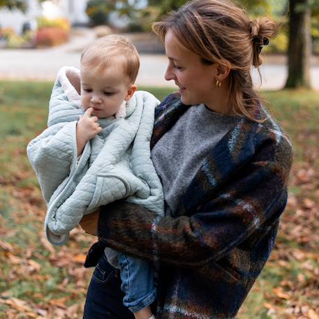Poncho de voyage - dehors bien au chaud Beige+Brick+Green+Lunar+Mix grey+Stone+Vintage 19 - vertbaudet enfant 