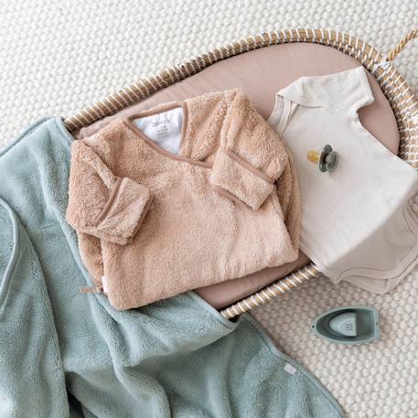 Gigoteuse avec moufles hiver  - tog 2.5 chaud tout doux Blush+Grizou+Lunar+Marshmallow+Natural+Noisette+Pudding+Sesame+Stone+Vintage 28 - vertbaudet enfant 