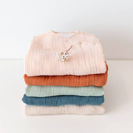 Gigoteuse jambes séparables été  - tog 0.5 swaddle Amande+Pumpkin+Rosa 12 - vertbaudet enfant 