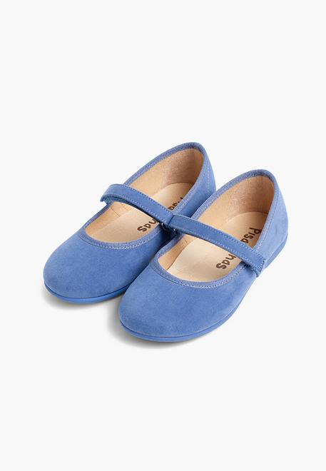 Chaussures fille en serratex avec à scratch Bleu azur+Bleu marine+Noir+Rose+Rouge+Vert 4 - vertbaudet enfant 