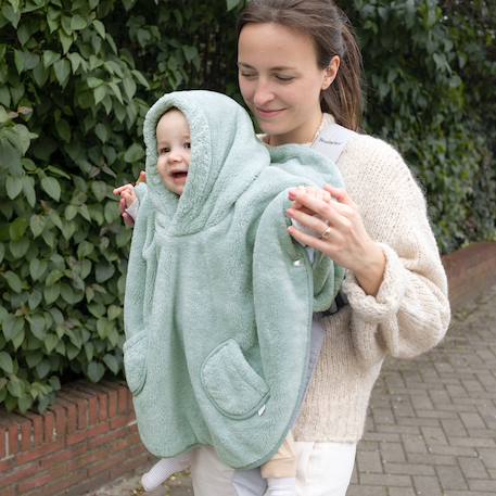 Poncho de voyage - moelleux douceur Blush+Grizou+Lunar+Natural+Noisette+Sauge+Stone+Turquoise 17 - vertbaudet enfant 