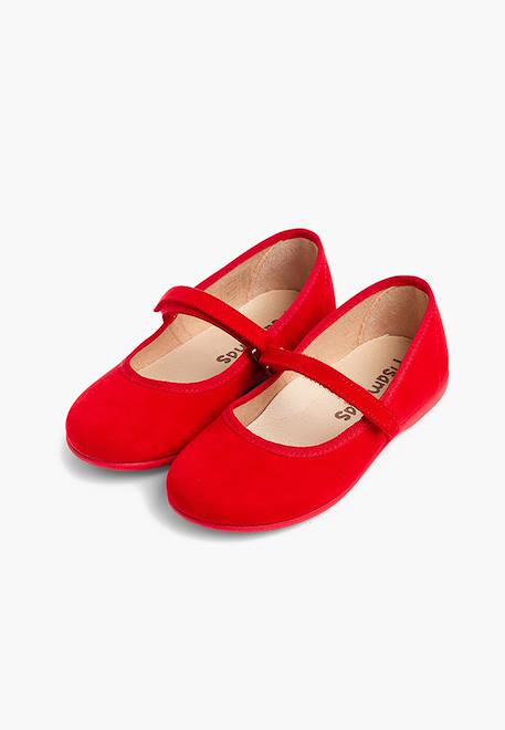 Chaussures fille en serratex avec à scratch Bleu azur+Bleu marine+Noir+Rose+Rouge+Vert 28 - vertbaudet enfant 