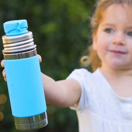 Gourde sport en inox 325 ml - monster Gris 2 - vertbaudet enfant 