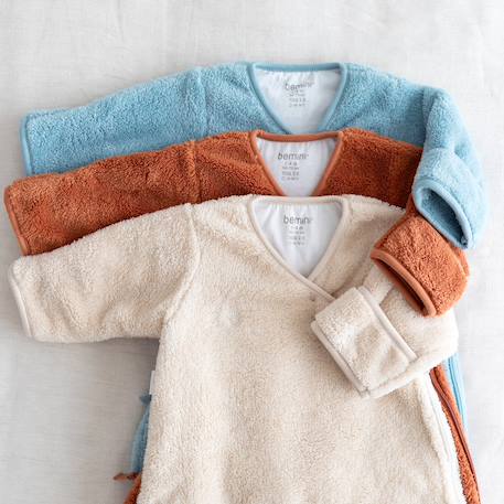 Gigoteuse avec moufles hiver  - tog 2.5 chaud tout doux Blush+Grizou+Lunar+Marshmallow+Natural+Noisette+Pudding+Sesame+Stone+Vintage 33 - vertbaudet enfant 