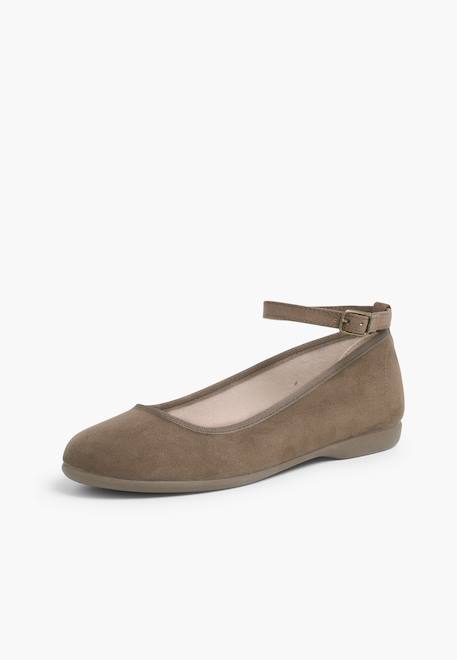 Ballerines pour fille et femme avec rubans en satin et bride Beige+Bleu de france+Bleu marine+Bleu pastel+Gris foncé+Gris perle+Olive verte+Rose claire+Sable+Taupe+Vert pastel 52 - vertbaudet enfant 