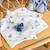 Doudou lange attache tétine en gaze de coton Bleuet imprimé floral 2 - vertbaudet enfant 