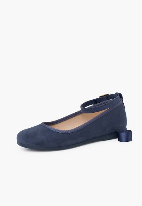 Ballerines pour fille et femme avec rubans en satin et bride Beige+Bleu de france+Bleu marine+Bleu pastel+Gris foncé+Gris perle+Olive verte+Rose claire+Sable+Taupe+Vert pastel 7 - vertbaudet enfant 