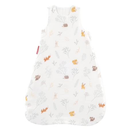 Gigoteuse été gaze de coton bio Ananas+Baleine+Citrons+Colibri+Fleurs roses+Forêt 27 - vertbaudet enfant 