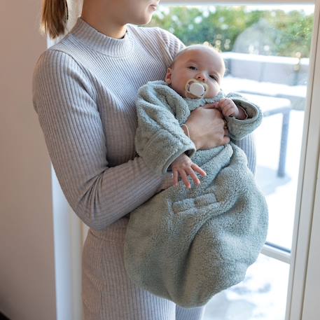 Gigoteuse avec moufles hiver  - tog 2.5 chaud tout doux Blush+Grizou+Lunar+Marshmallow+Natural+Noisette+Pudding+Sesame+Stone+Vintage 17 - vertbaudet enfant 