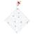 Doudou lange attache tétine en gaze de coton Bleuet imprimé floral 1 - vertbaudet enfant 