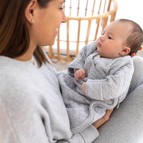 Gigoteuse avec moufles mi-saison  - tog 1.5 matelassé confort Beige+Blush+Brick+Cream+Green+Lunar+Mix grey+Mix tender+Stone+Vintage 38 - vertbaudet enfant 