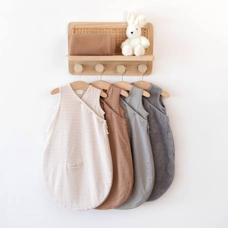 Gigoteuse sans manches été - tog 1 jersey confort Stripe muffin+Stripe shadow 3 - vertbaudet enfant 