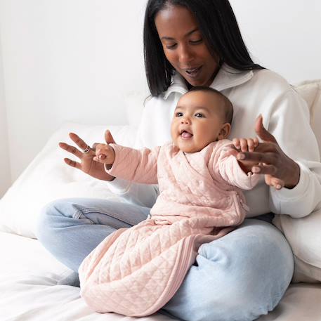 Gigoteuse avec moufles mi-saison  - tog 1.5 matelassé confort Beige+Blush+Brick+Cream+Green+Lunar+Mix grey+Mix tender+Stone+Vintage 10 - vertbaudet enfant 