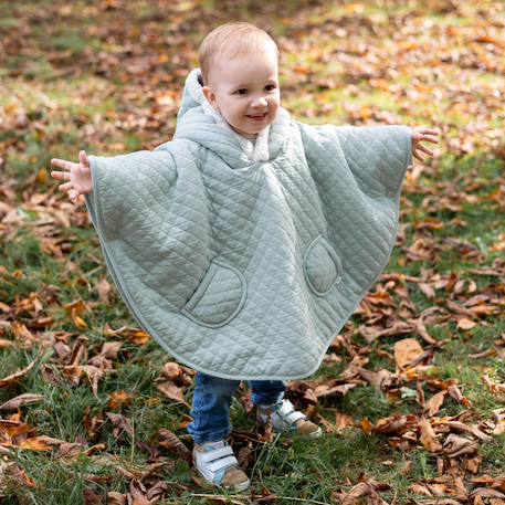 Poncho de voyage - dehors bien au chaud Beige+Brick+Green+Lunar+Mix grey+Stone+Vintage 21 - vertbaudet enfant 